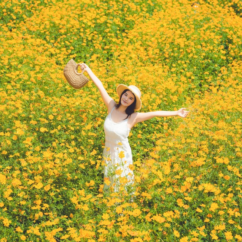 a person throwing a frisbee
